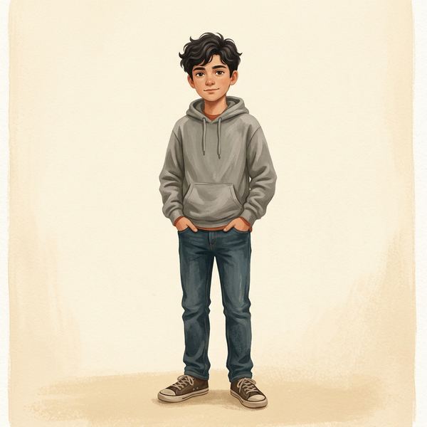 Тимур, 14 лет — портрет